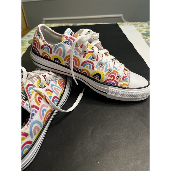 Converse Pride Rainbow Sneakers Chuck Taylor Low Unisex Men’s 6; Women’s 8 - Picture 10 of 14